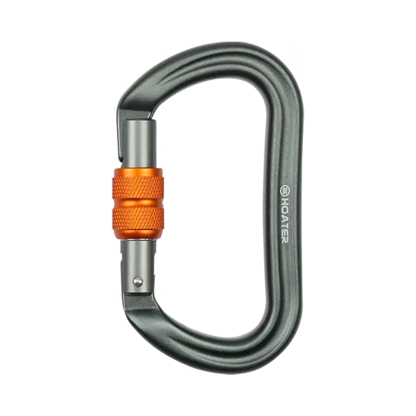 aluminum screw lock carabiner ht r19l