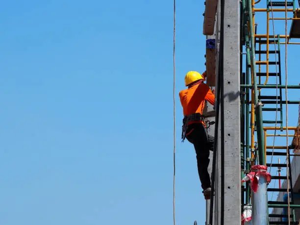 Précautions d'utilisation des harnais de sécurité pour travailler à Heights